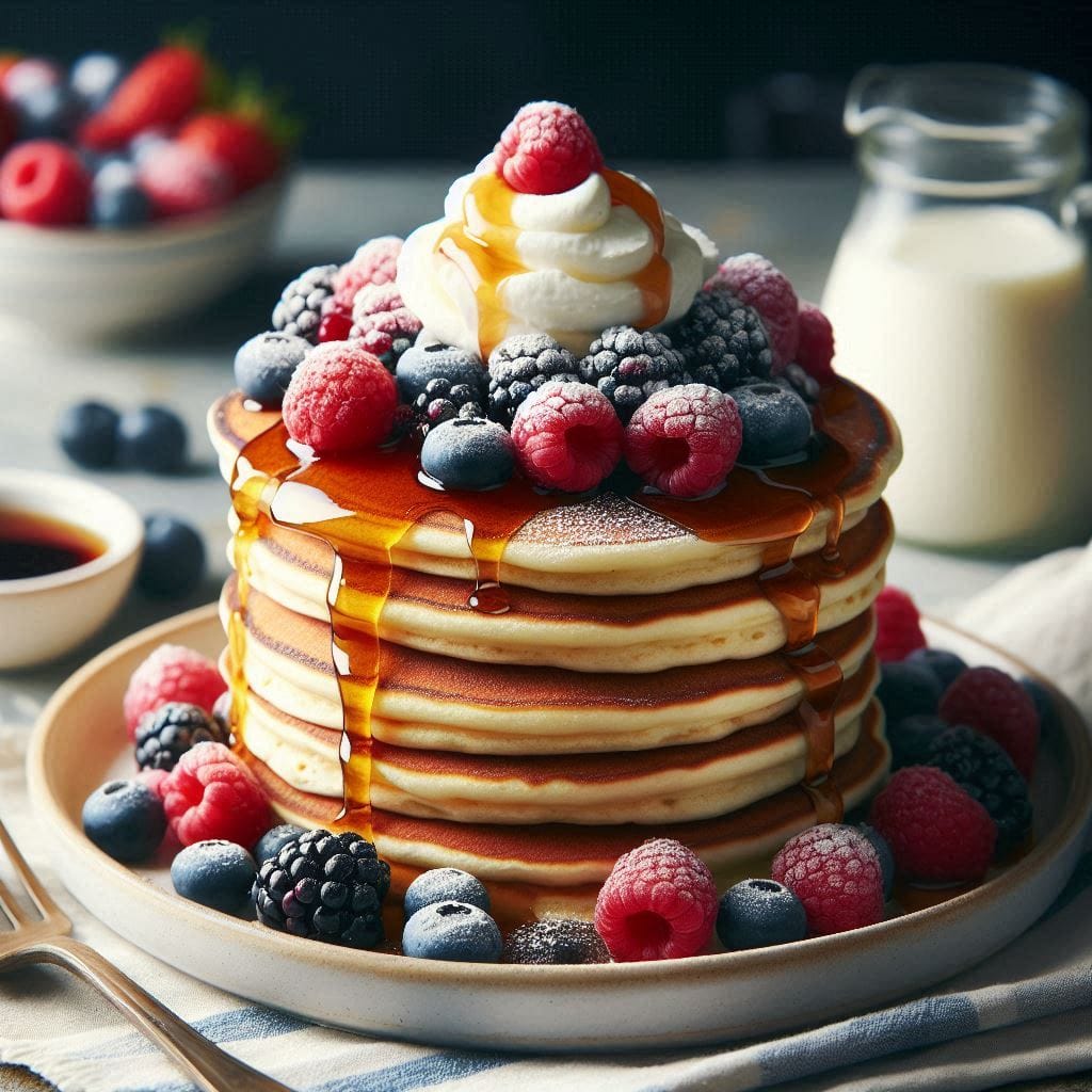 Fluffy Ricotta Pancakes Recipe