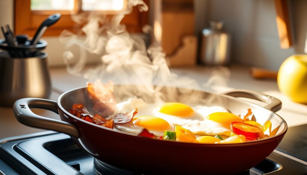One pan breakfast recipes visualize the cooking benefits